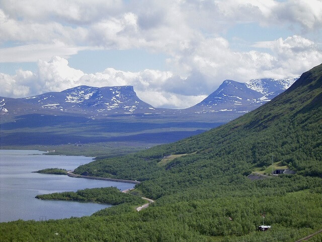   Die Berg-Seen Nord-Schwedens